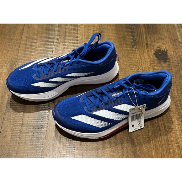 Adidas Adizero SL2 Men's Running Shoes Royal Blue White Kansas Jayhawks Size 8 - Picture 9 of 12